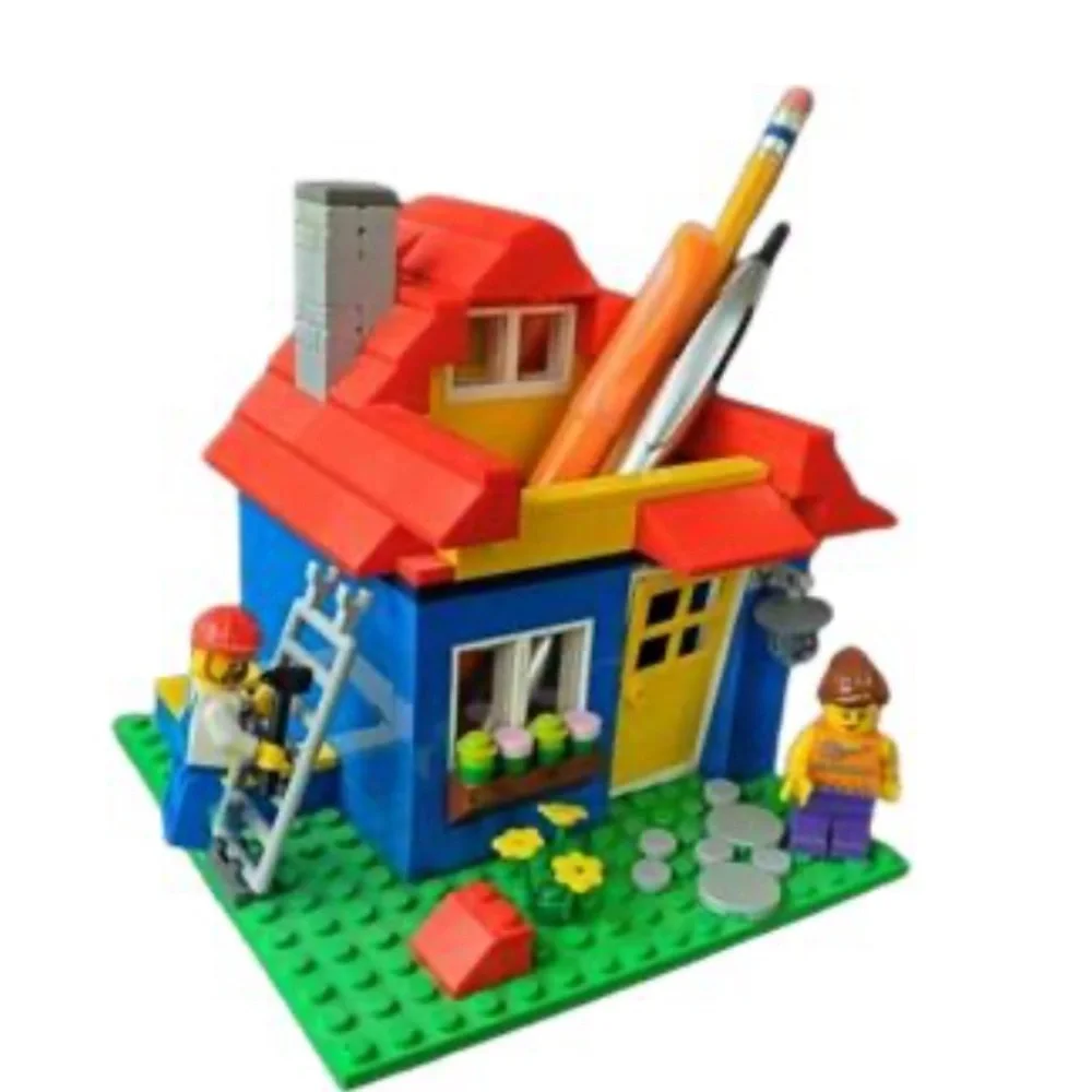LEGO Iconic Pencil Pot desk accessory set 40154 new sealed box 174 pcs retired - Picture 2 of 8